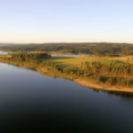 Lac de Naussac vue du ciel