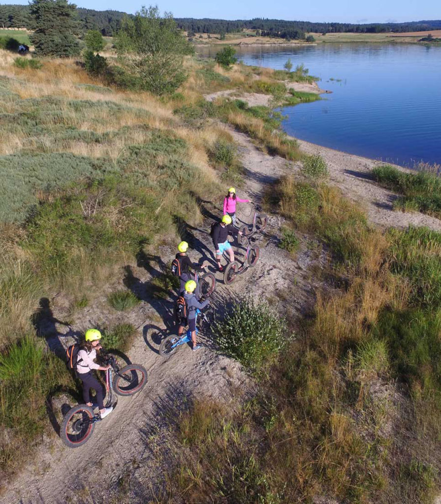 tour du lac en trottinette