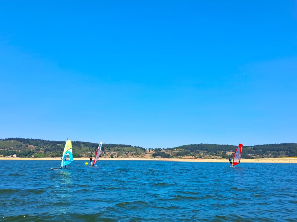 stage de planche à voile en Lozère
