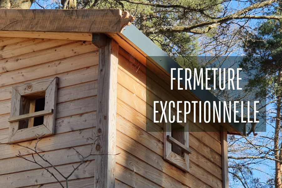 Fermeture exceptionnelle le 25.10